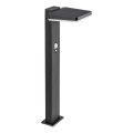 Rabalux - LED regulējama saules āra lampa ar sensoru LED/4,4W/3,7V IP54 antracīts 2200 mAh