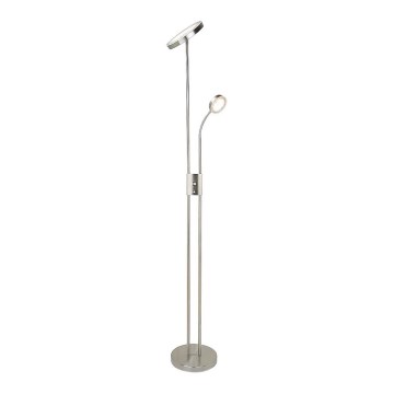 Rabalux - LED regulējama stāvlampa LED/18,5W/230V + LED/4,5W matēts hroms
