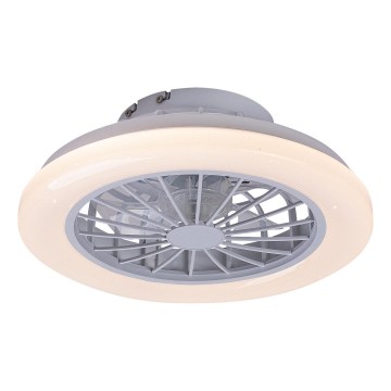 Rabalux - LED regulējams griestu gaismeklis ar ventilatoru LED/24W/230V 3000-6500K + tālvadības pults