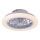 Rabalux - LED regulējams griestu gaismeklis ar ventilatoru LED/24W/230V 3000-6500K + tālvadības pults