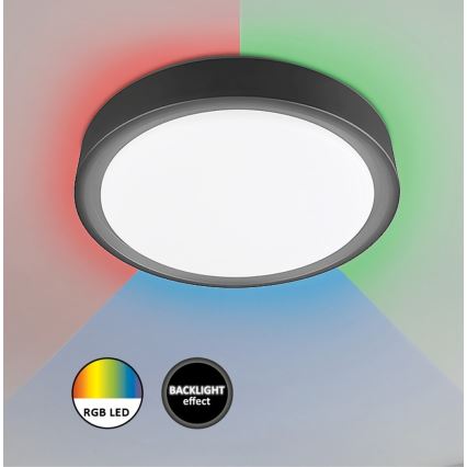 Rabalux - LED RGB Aptumšojama griestu lampa ar sensoru LED/28W/230V 2700-5000K + tālvadības pults