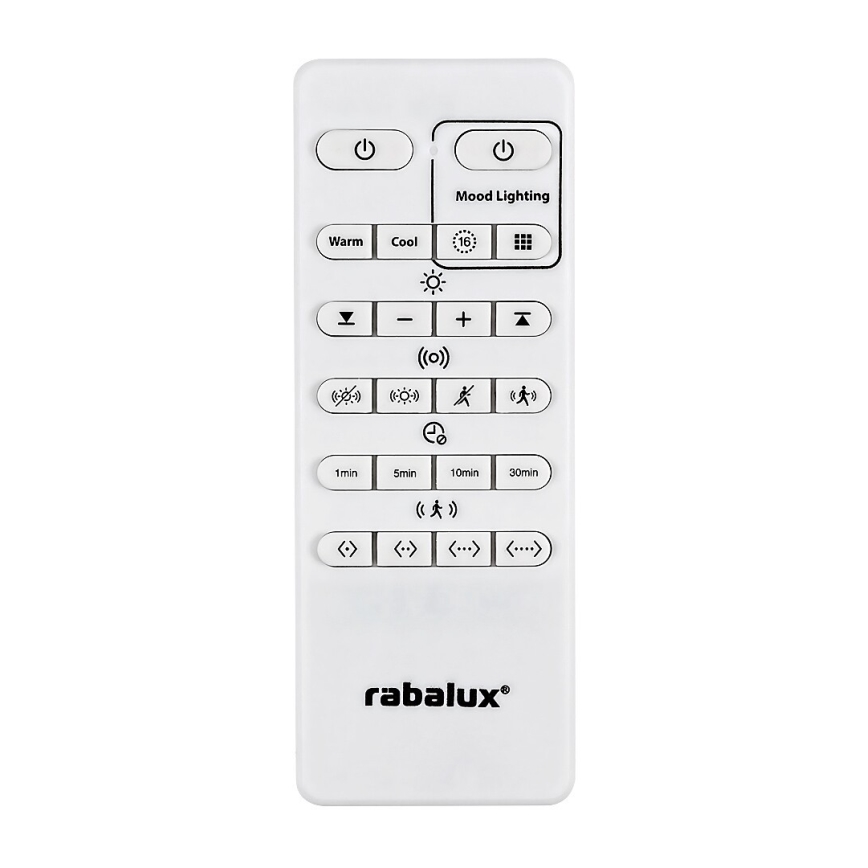 Rabalux - LED RGB Aptumšojama griestu lampa ar sensoru LED/28W/230V 2700-5000K + tālvadības pults