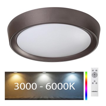 Rabalux - LED RGB Aptumšojama griestu lampa LED/24W/230V 3000-6000K + tālvadības pults