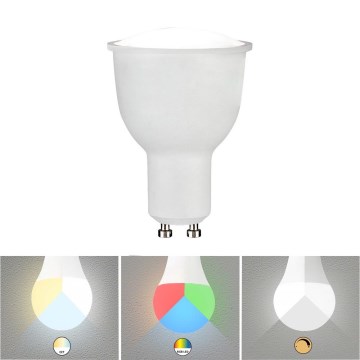 Rabalux - LED RGB Aptumšojama spuldze GU10/5W/230V Wi-Fi 3000-6500K
