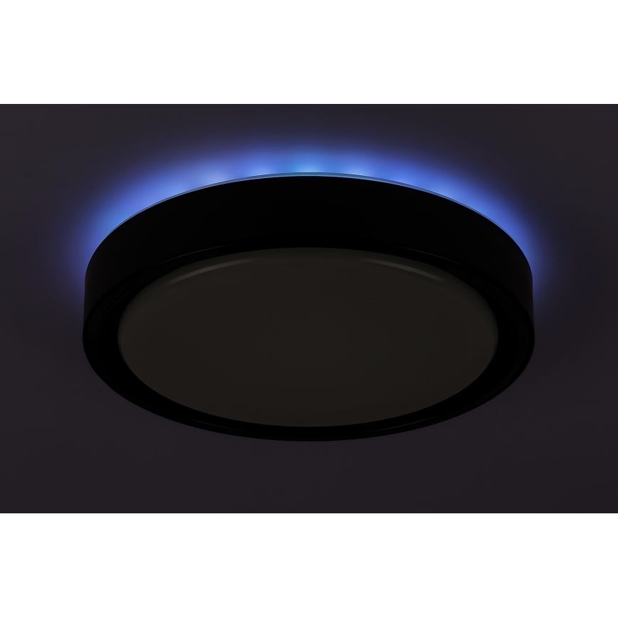Rabalux - LED RGB dimmējams griestu gaismeklis ar kustību sensoru, 28 W/230 V, 2700–5000 K, Ø 36 cm + tālvadības pults