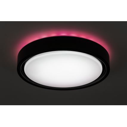 Rabalux - LED RGB dimmējams griestu gaismeklis ar kustību sensoru, 28 W/230 V, 2700–5000 K, Ø 36 cm + tālvadības pults
