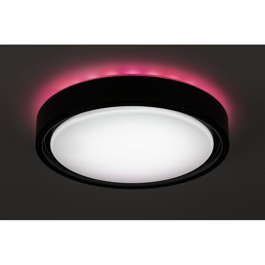 Rabalux - LED RGB dimmējams griestu gaismeklis ar kustību sensoru, 28 W/230 V, 2700–5000 K, Ø 36 cm + tālvadības pults