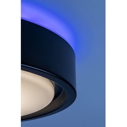 Rabalux - LED RGB dimmējams griestu gaismeklis ar kustību sensoru, 28 W/230 V, 2700–5000 K, Ø 36 cm + tālvadības pults