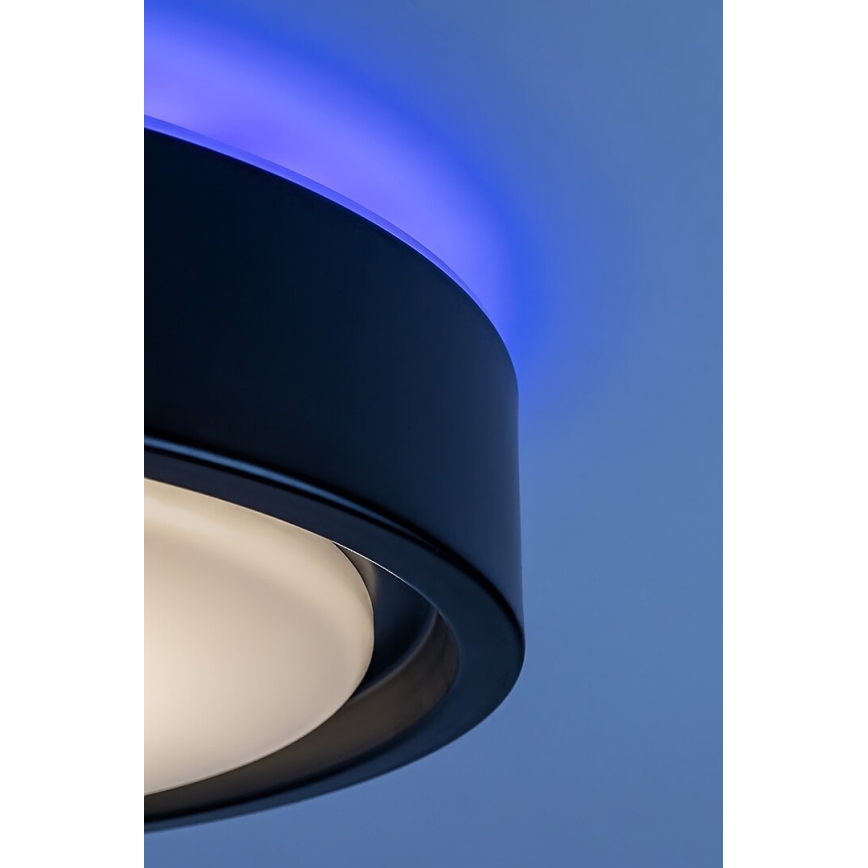 Rabalux - LED RGB dimmējams griestu gaismeklis ar kustību sensoru, 28 W/230 V, 2700–5000 K, Ø 36 cm + tālvadības pults