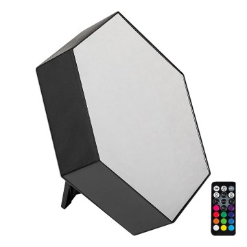 Rabalux - LED RGB regulējama galda lampa LED/1W/5V/3xAA + tālvadības pults
