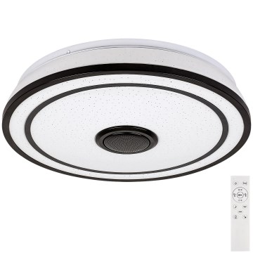 Rabalux - LED RGB Regulējams griestu lukturis ar skaļruni, LED/24W/230V, 3000–6500K, ar tālvadību, Ø 39,5 cm