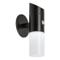 Rabalux - LED RGB Saules sienas lampa ar sensoru LED/1W/3,7V IP44 melna 1200 mAh