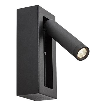 Rabalux - LED Sienas starmetis LED/4W/230V melna