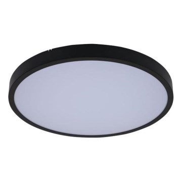 Rabalux - LED Vannas istabas griestu lampa LED/12W/230V 3000/4000/6000K IP44 d. 25,5 cm melna