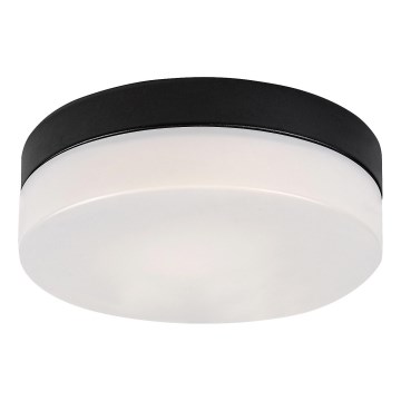 Rabalux - LED Vannas istabas griestu lampa LED/15W/230V IP44 4000K d. 23 cm melna