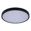 Rabalux - LED Vannas istabas griestu lampa LED/18W/230V 3000/4000/6000K IP44 d. 30,5 cm melna
