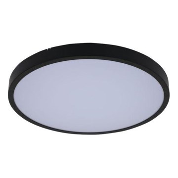 Rabalux - LED Vannas istabas griestu lampa LED/18W/230V 3000/4000/6000K IP44 d. 30,5 cm melna