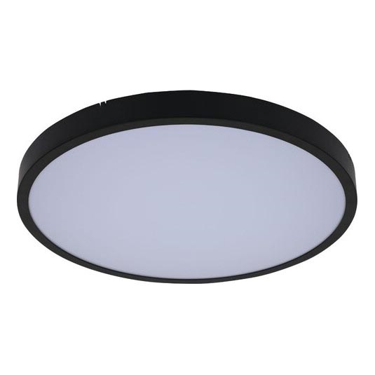 Rabalux - LED Vannas istabas griestu lampa LED/18W/230V 3000/4000/6000K IP44 d. 30,5 cm melna