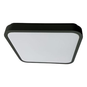 Rabalux - LED Vannas istabas griestu lampa LED/24W/230V 3000/4000/6000K IP44 29x29 cm melna