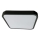 Rabalux - LED Vannas istabas griestu lampa LED/24W/230V 3000/4000/6000K IP44 29x29 cm melna