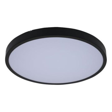 Rabalux - LED Vannas istabas griestu lampa LED/24W/230V 3000/4000/6000K IP44 d. 35,5 cm melna