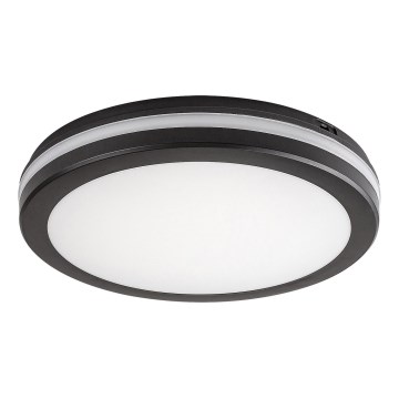 Rabalux - LED Vannas istabas griestu lampa LED/28W/230V 3000/4000/6500K IP54 melna