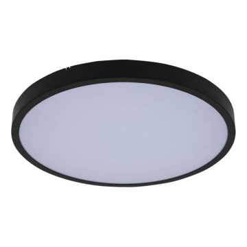 Rabalux - LED Vannas istabas griestu lampa LED/36W/230V 3000/4000/6000K IP44 d. 42 cm melna