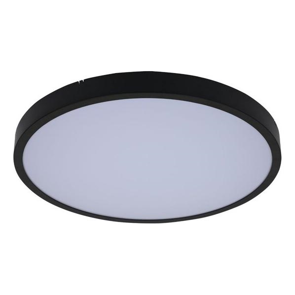 Rabalux - LED Vannas istabas griestu lampa LED/36W/230V 3000/4000/6000K IP44 d. 42 cm melna