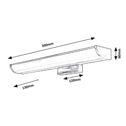 Rabalux - LED Vannas istabas spoguļa apgaismojums LED/7,5W/230V IP44