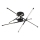 Rabalux - LED Virsapmetuma lustra LED/40W/230V 3000K melna