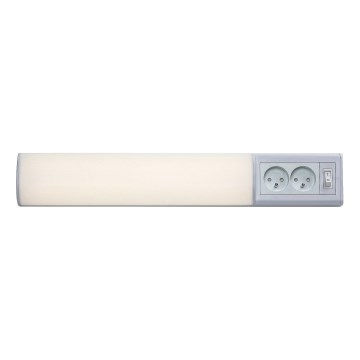 Rabalux - LED Virtuves zem skapīša lampa ar kontaktligzdām LED/10W/230V 4000K 50 cm balta