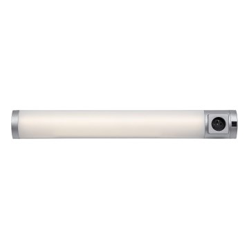 Rabalux - LED Virtuves zem skapīša lampa ar kontaktligzdu LED/8W/230V 4000K 68 cm sudraba