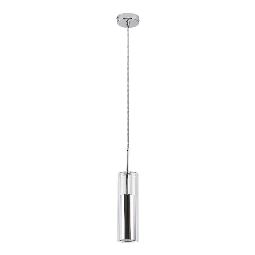Rabalux - Lustra ar auklu 1xGU10/50W/230V caurspīdīga/spīdīgi hromēts