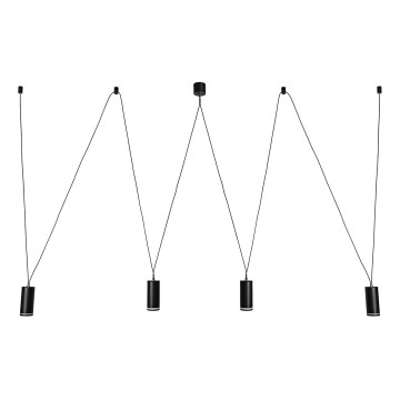 Rabalux - Lustra ar auklu 4xGU10/5W/230V zirneklis