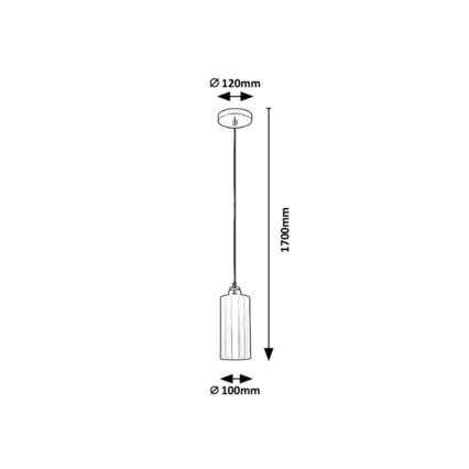 Rabalux - Lustra ar auklu E27/40W/230V