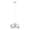 Rabalux - Pakaramā lampa ar vadu GINGER 1xE27/60W/230V