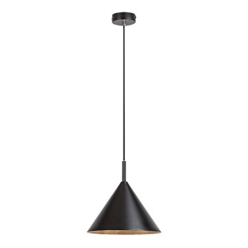 Rabalux - Pakaramais gaismeklis ar vadu 1xE27/40W/230V Ø 25 cm melns