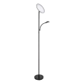Rabalux - regulējama LED stāvlampa LED/23W/230V 3000/4200/6500 melna