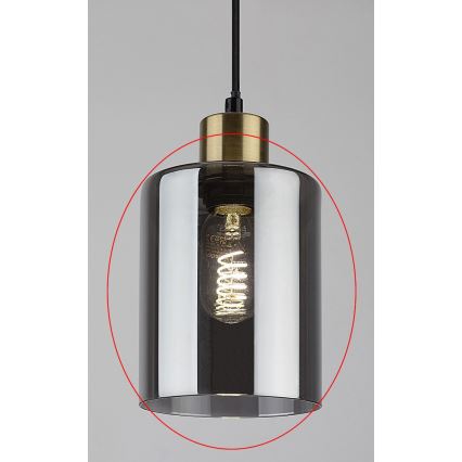 Rabalux - Rezerves stikls E27, diametrs 13 cm