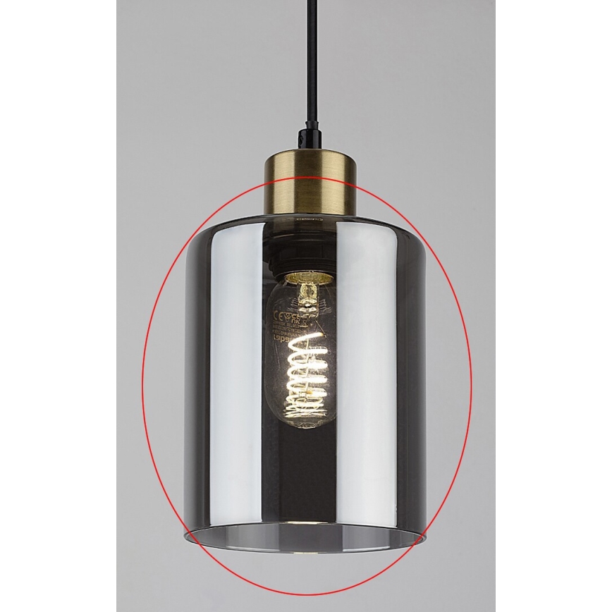 Rabalux - Rezerves stikls E27, diametrs 13 cm