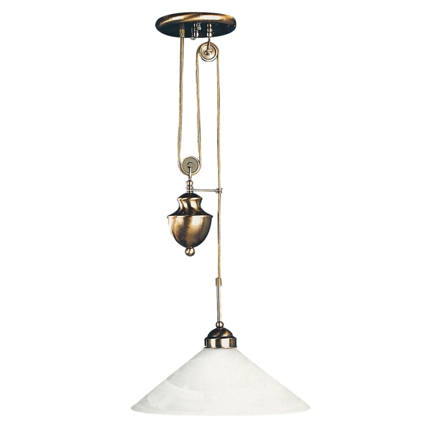 Rabalux - Rezerves stikls lustrai MARIAN E27 d. 39 cm balta