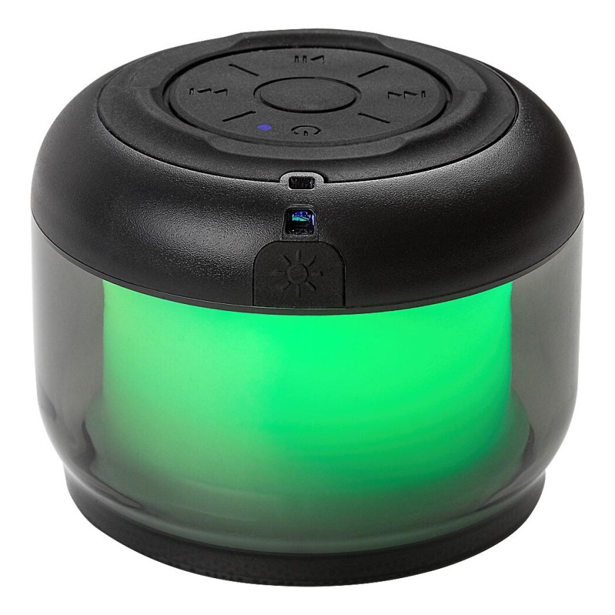 Rabalux - RGB Galda lampa ar skaļruni RGB/3W/3,7V 500mAh