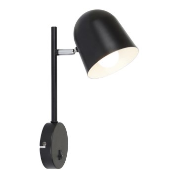 Rabalux - Sienas gaismeklis EGON 1xE14/40W/230V melns