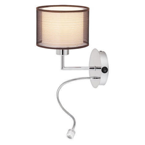 Rabalux - Sienas lampa E27/60W + LED/1W