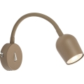 Rabalux - Sienas prožektors 1xGU10/15W/230V bēžs