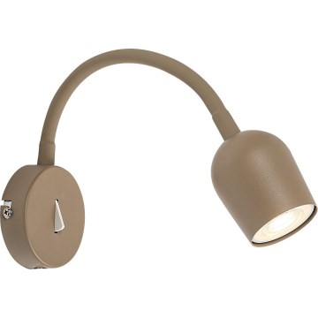 Rabalux - Sienas prožektors 1xGU10/15W/230V bēžs