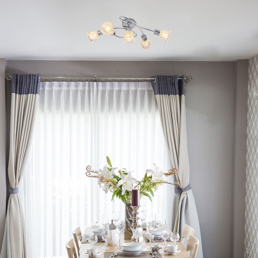 Rabalux - Starmetis 5xE14/40W/230V