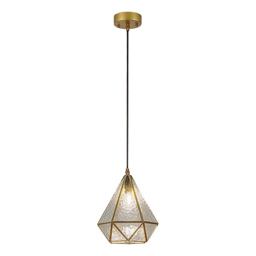 Rabalux - Tiffany Vitrāža lustra ar auklu 1xE14/40W/230V zelta