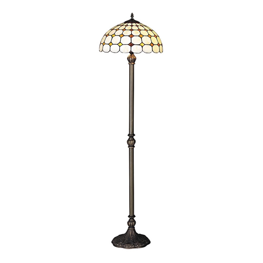 Rabalux - Tiffany vitrāžas grīdas lampa 2xE27/60W/230V