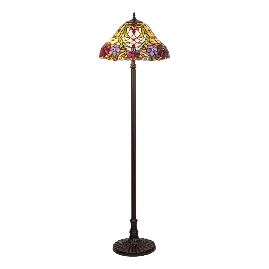 Rabalux - Tiffany vitrāžas grīdas lampa MIRELLA 2xE27/60W/230V